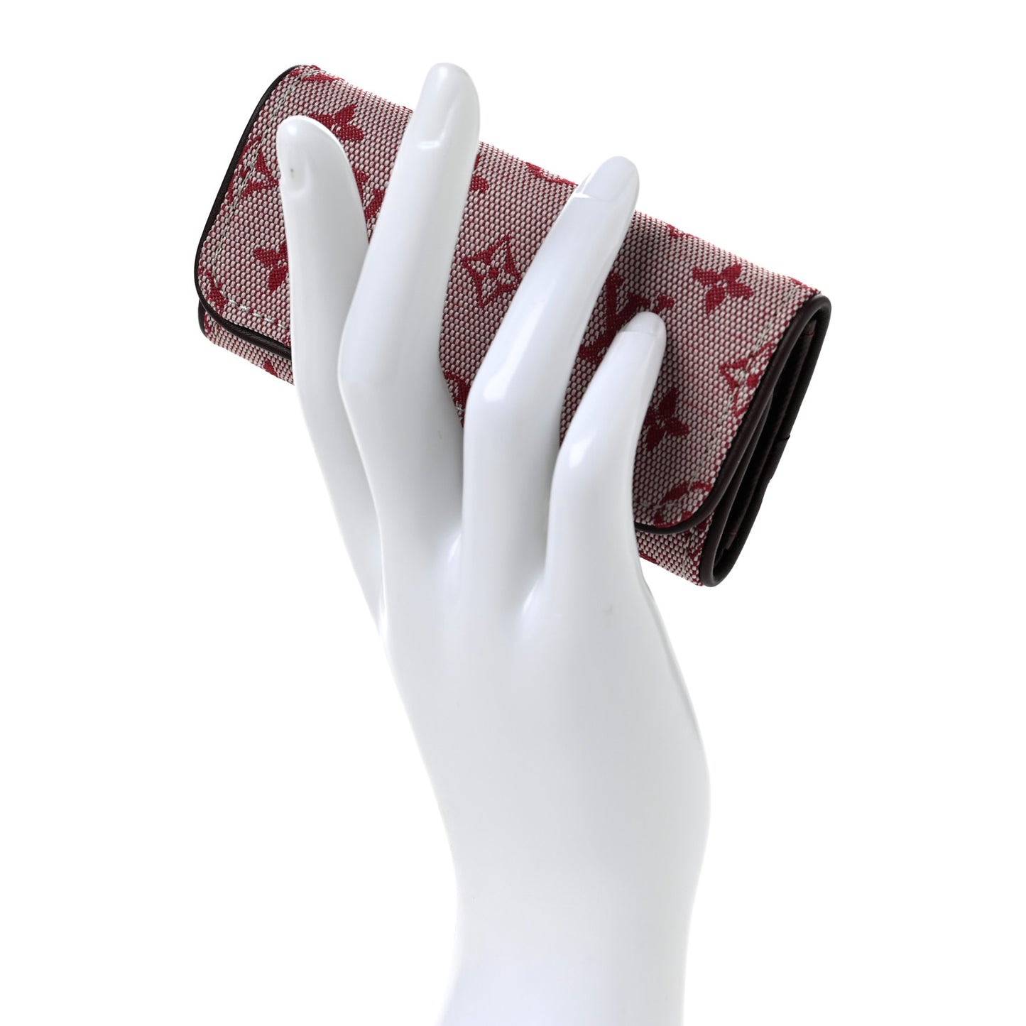 Monogram 4 Key Multicles Holder Cherry