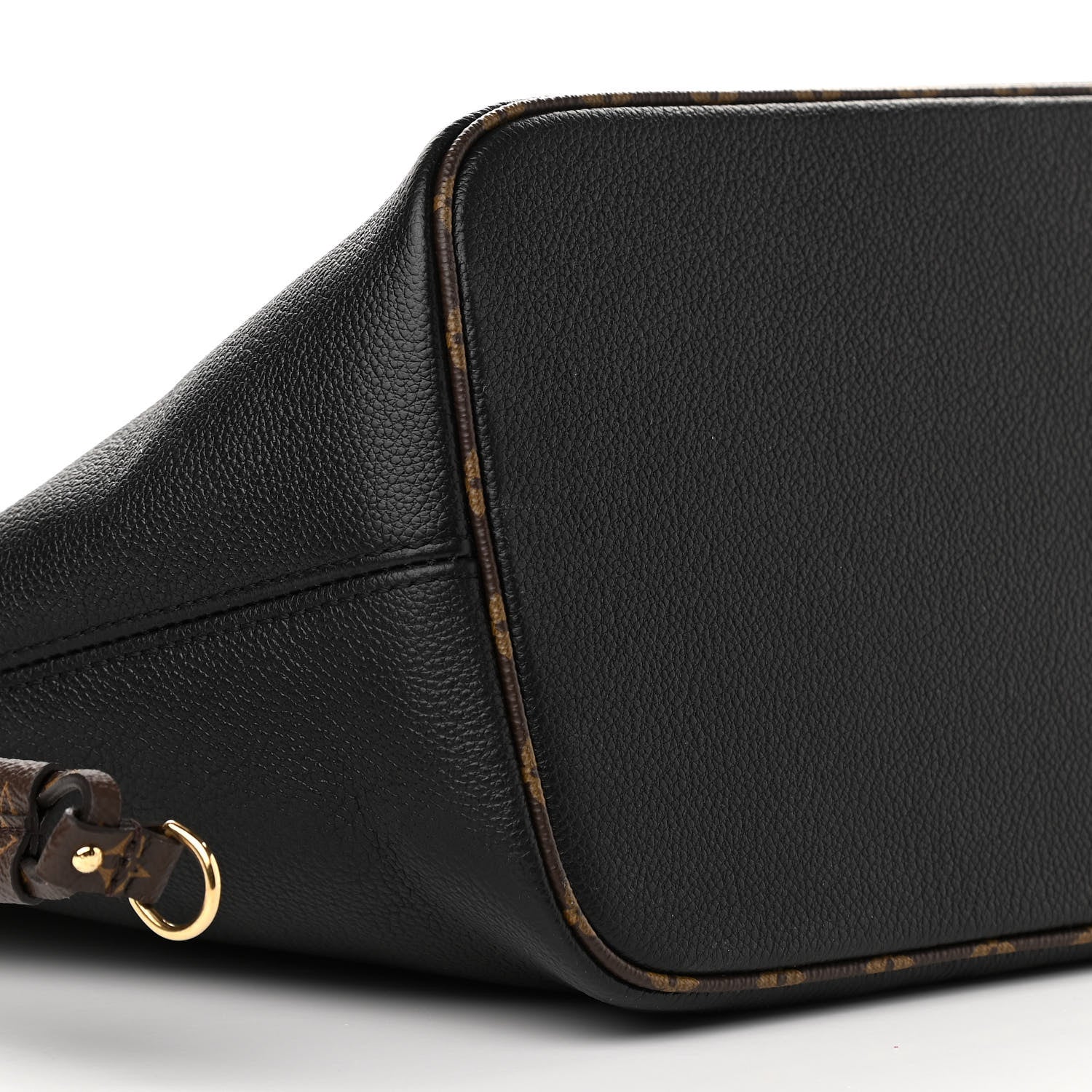 Louis Vuitton Calfskin Monogram Teddy Neverfull MM Black 8 of 10