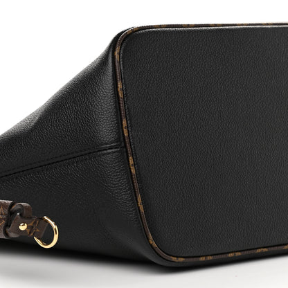 Louis Vuitton Calfskin Monogram Teddy Neverfull MM Black 8 of 10