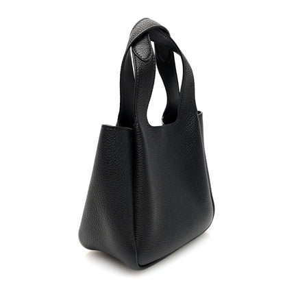 Prada Vitello Daino Soft Mini Dynamique Tote Black 3 of 9