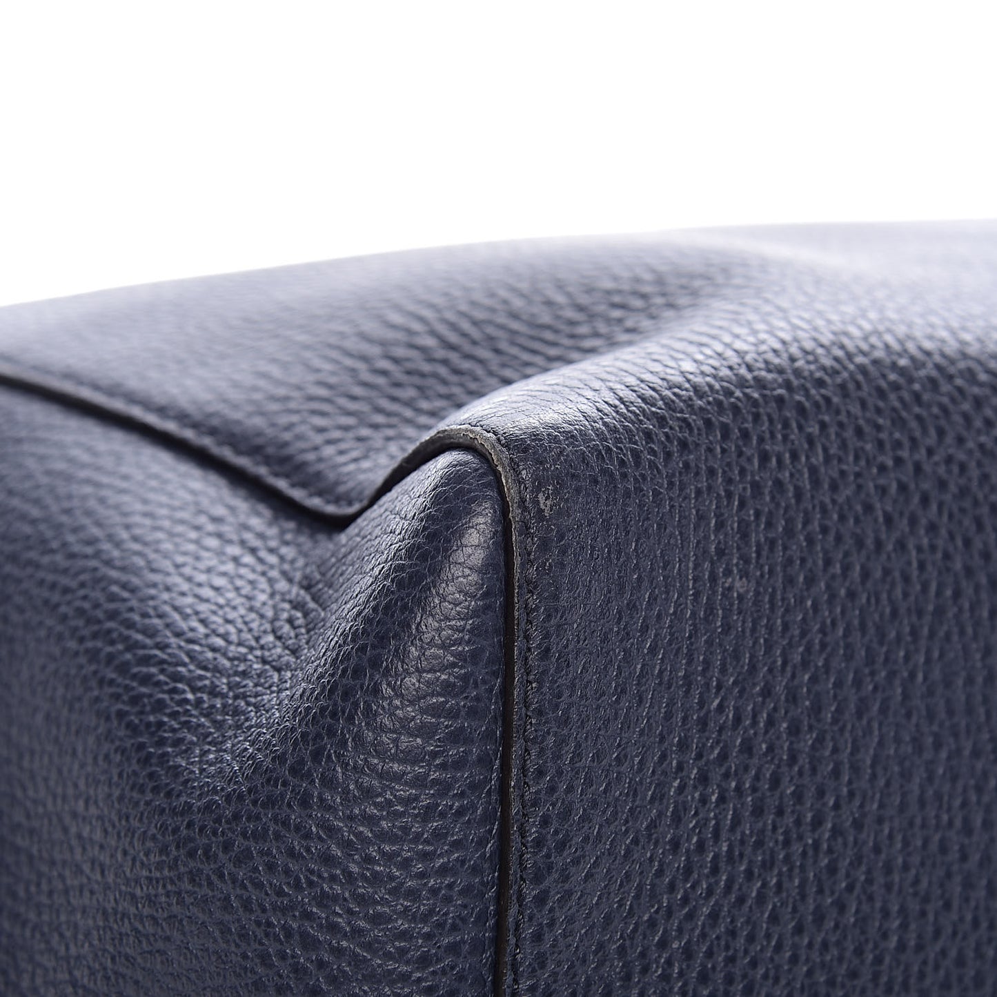 Dollar Calfskin Medium Swing Tote Marine Deep Cobalt