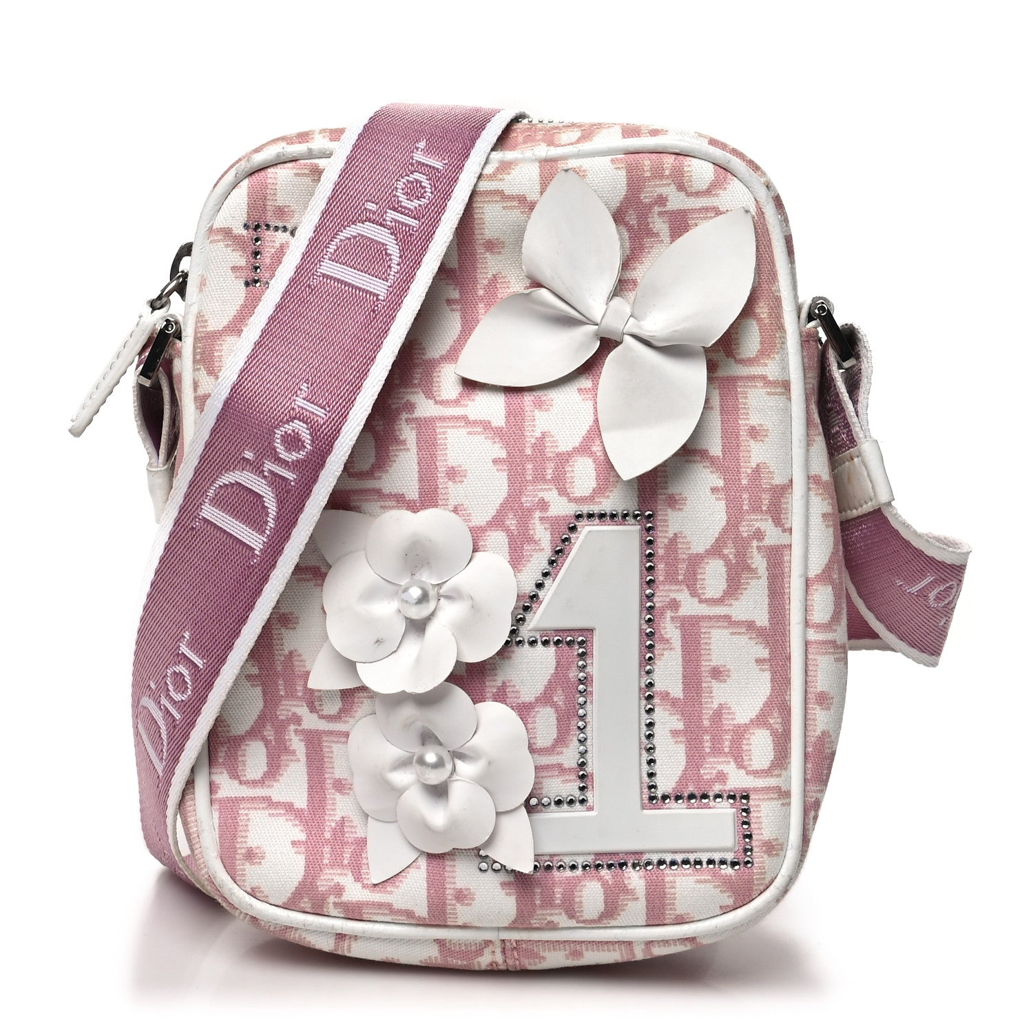 Christian Dior Monogram Girly Shoulder Bag Pink 1 of 18
