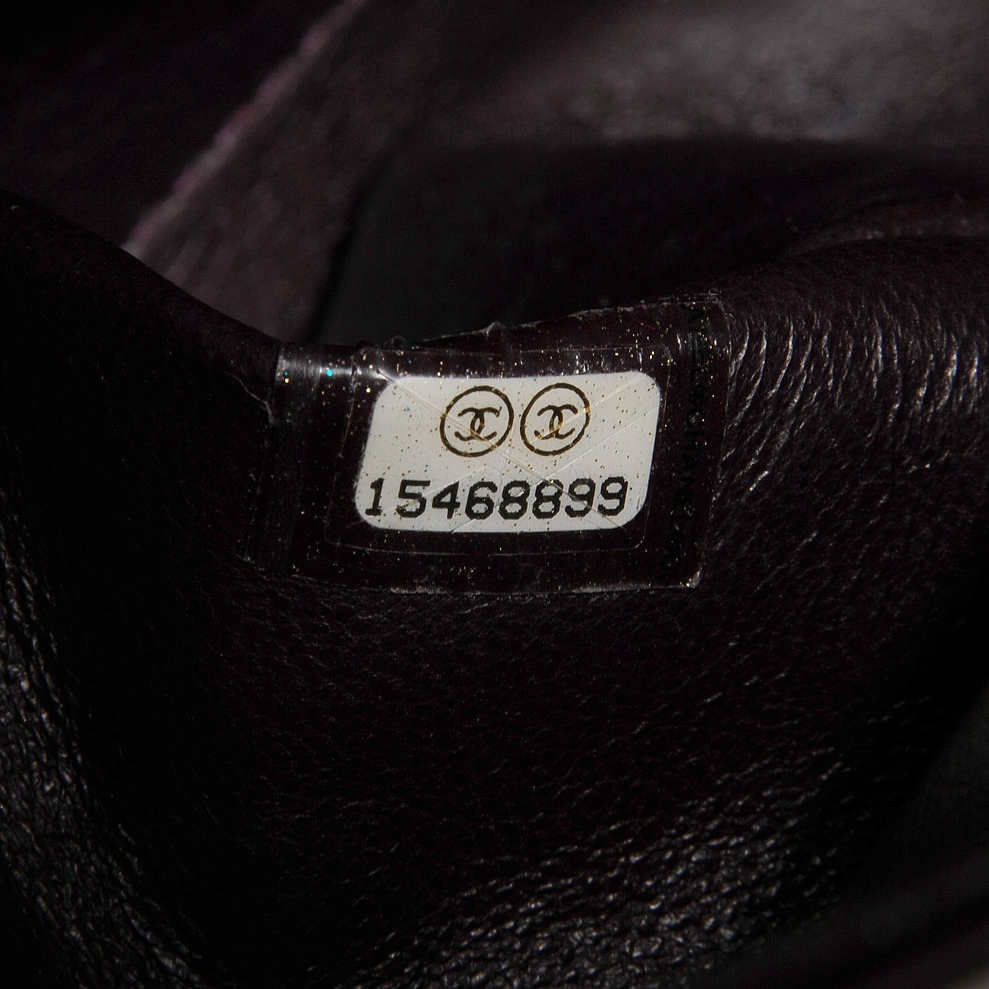 Lambskin Quilted Jumbo Double Flap Dark Plum