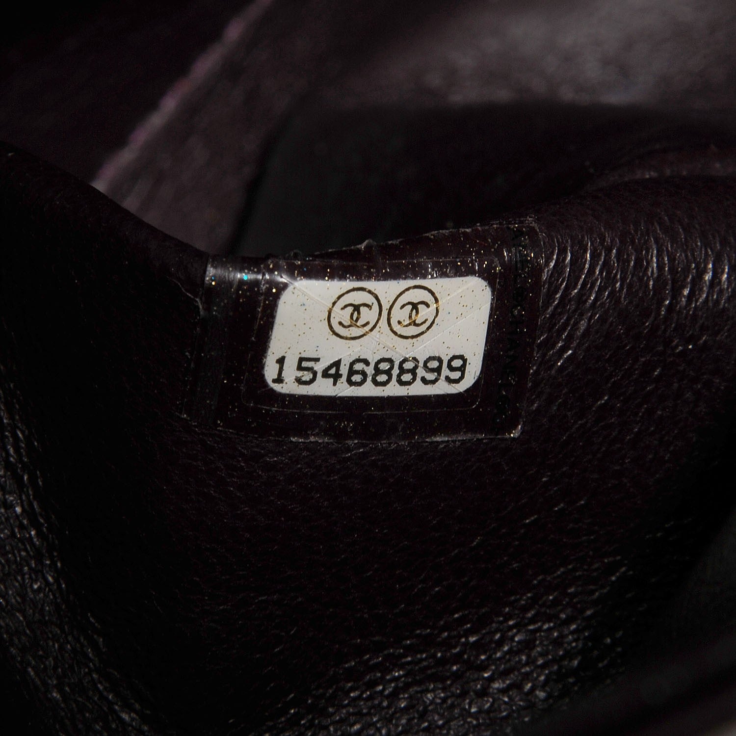 Chanel Lambskin Quilted Jumbo Double Flap Dark Plum 8 of 8