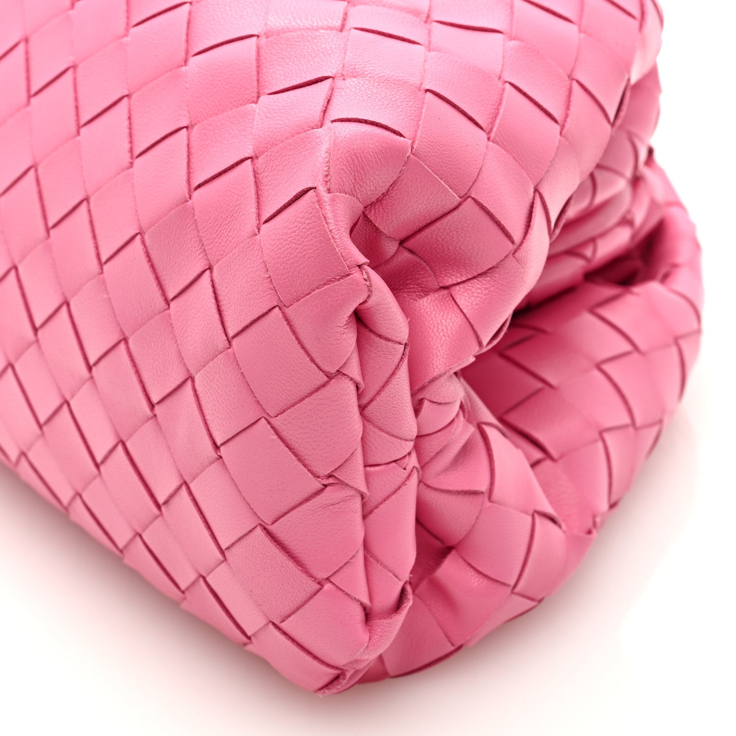 Nappa Maxi Intrecciato The Pouch Oversized Clutch Pink