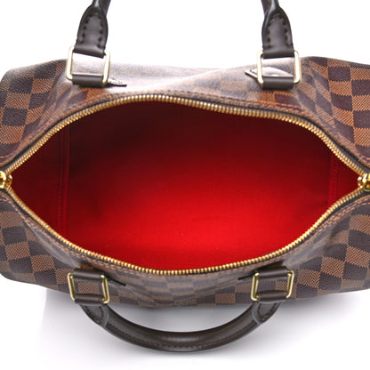 Louis Vuitton Damier Ebene Speedy Bandouliere 30 5 of 13