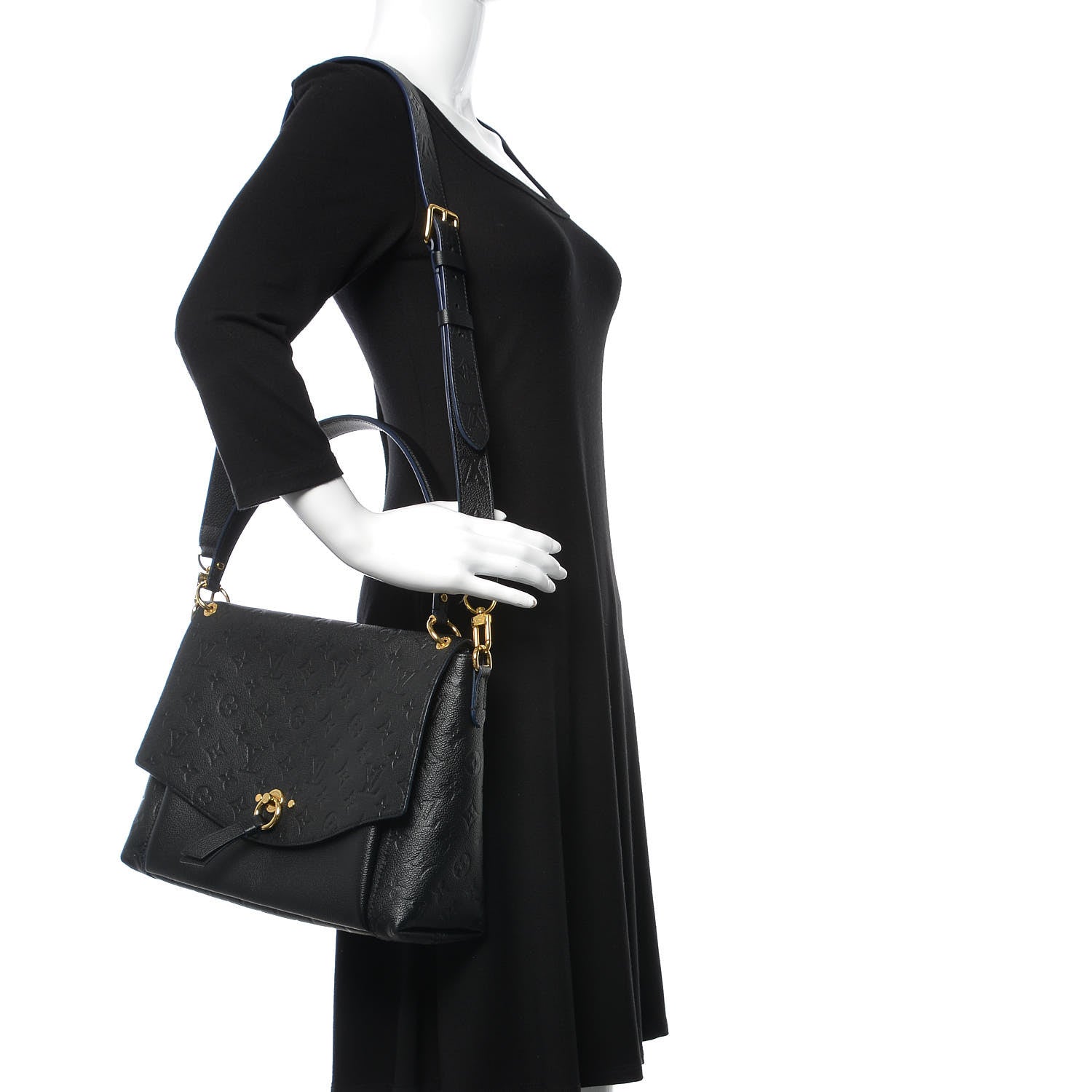 Louis Vuitton Empreinte Blanche MM Black 2 of 9