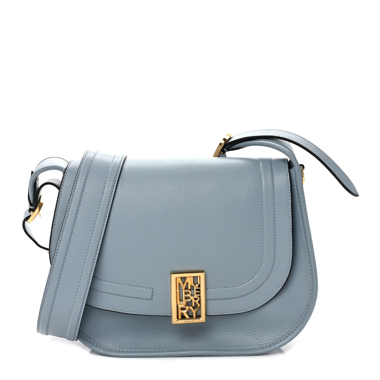 Mulberry Silky Calfskin Sadie Satchel Cloud 1 of 9