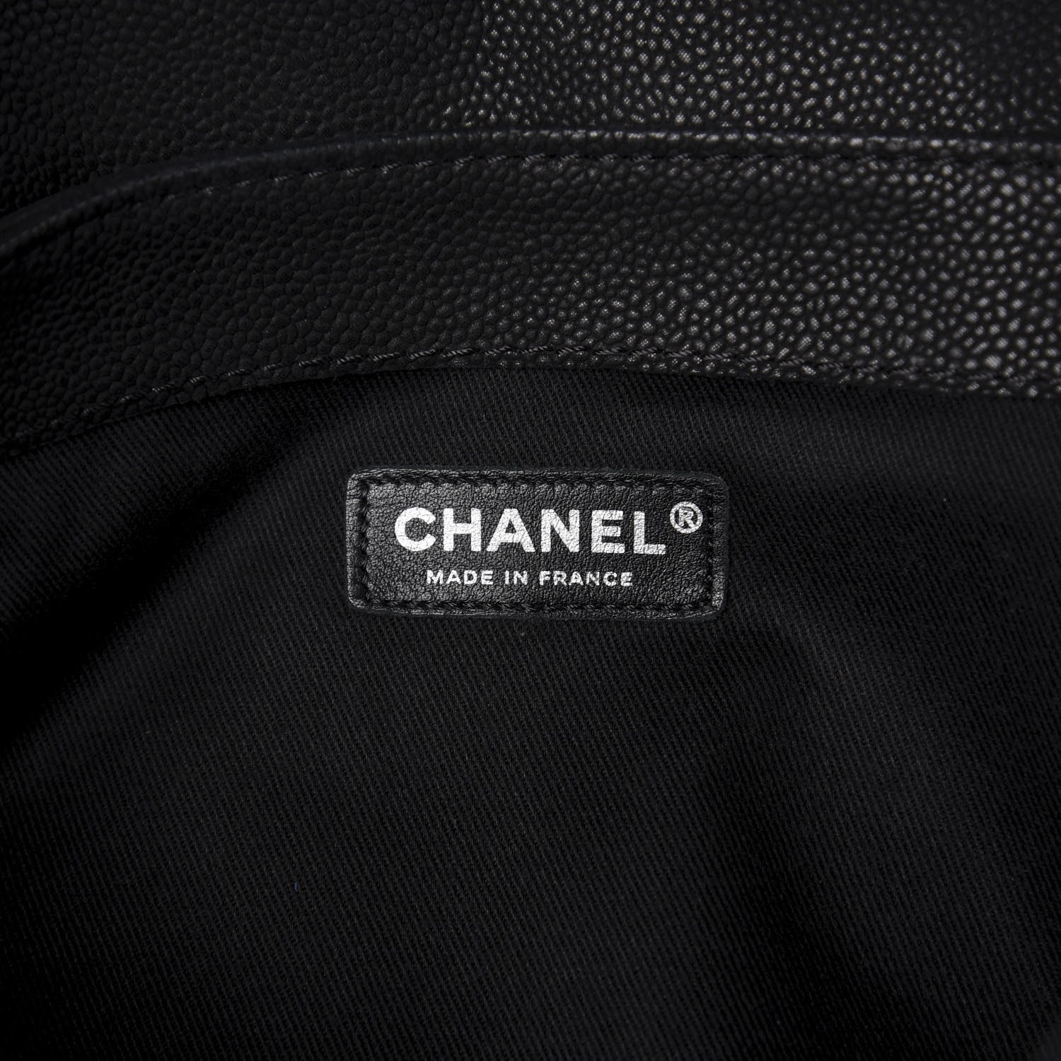 Chanel Iridescent Caviar Quilted Medium Lady Pearly Flap Black 6 of 16