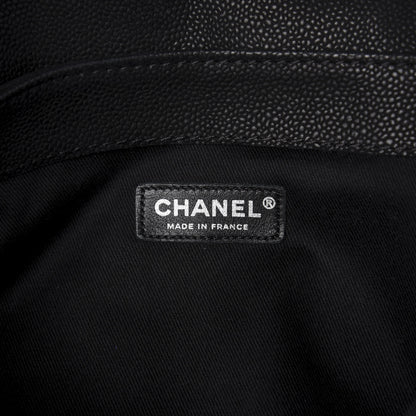 Chanel Iridescent Caviar Quilted Medium Lady Pearly Flap Black 6 of 16