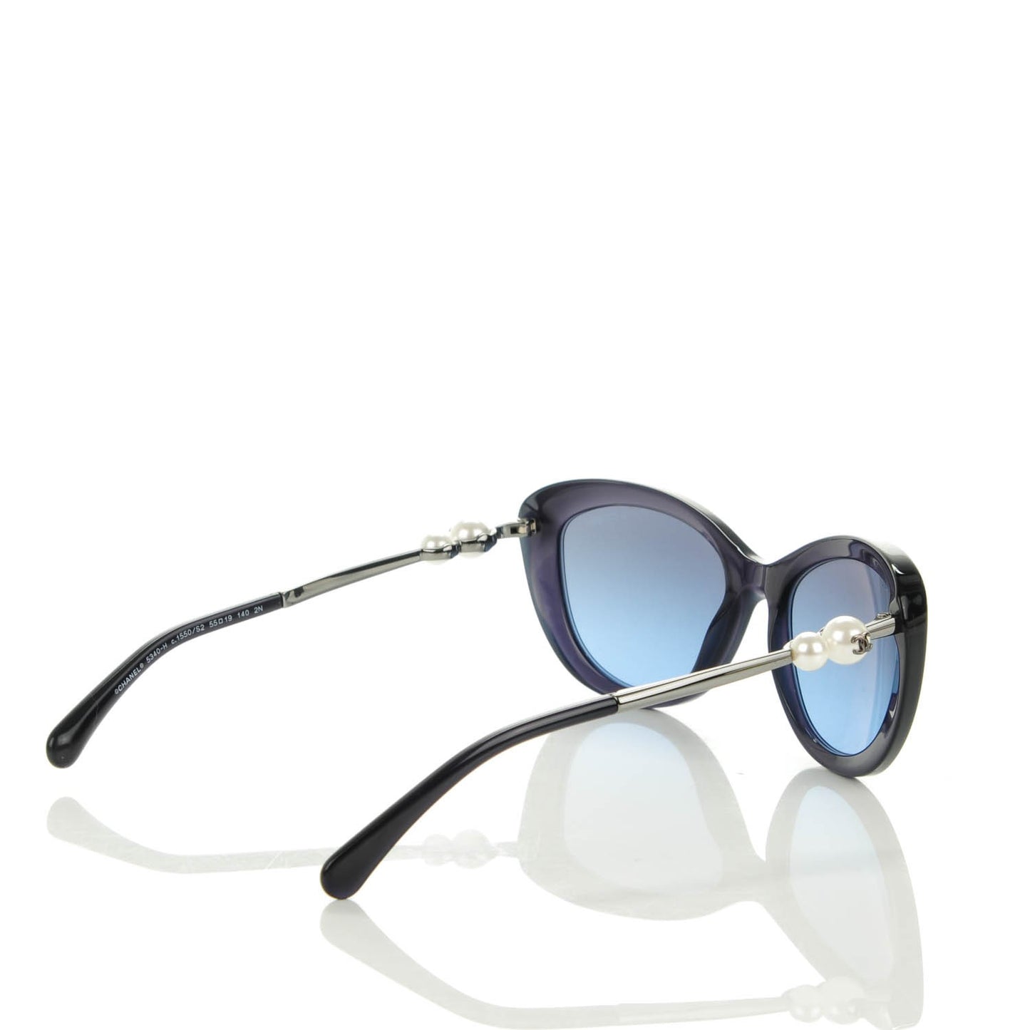 Acetate Pearl Cat Eye Sunglasses 5340-H Blue