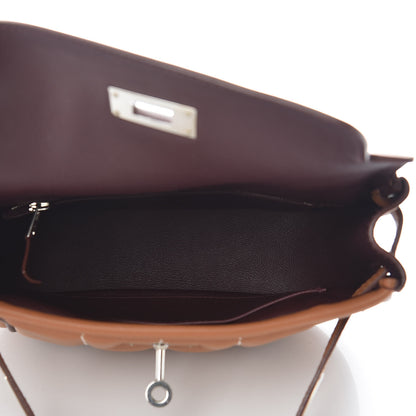 Hermes Veau Swift Mini Sac Berline Gold 5 of 10