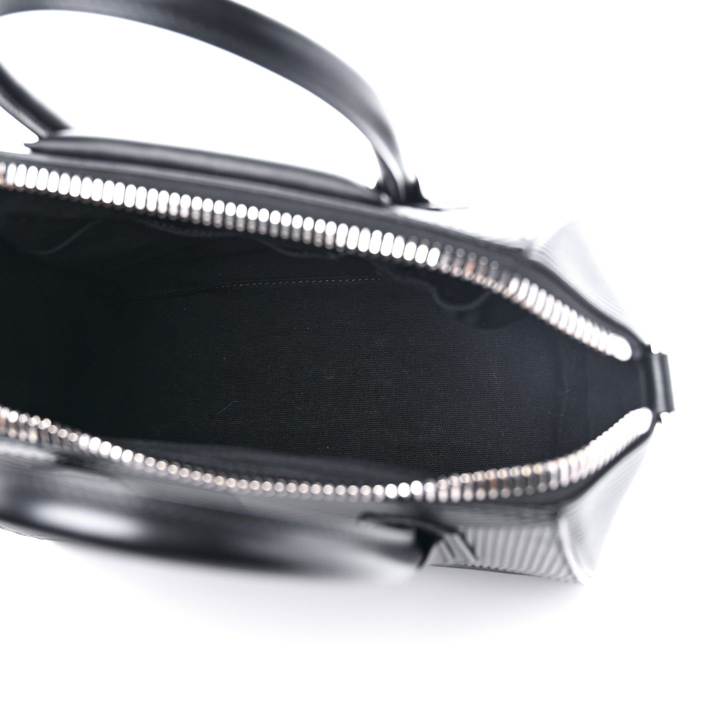 Calfskin Geometric Embossed Small Antigona Black