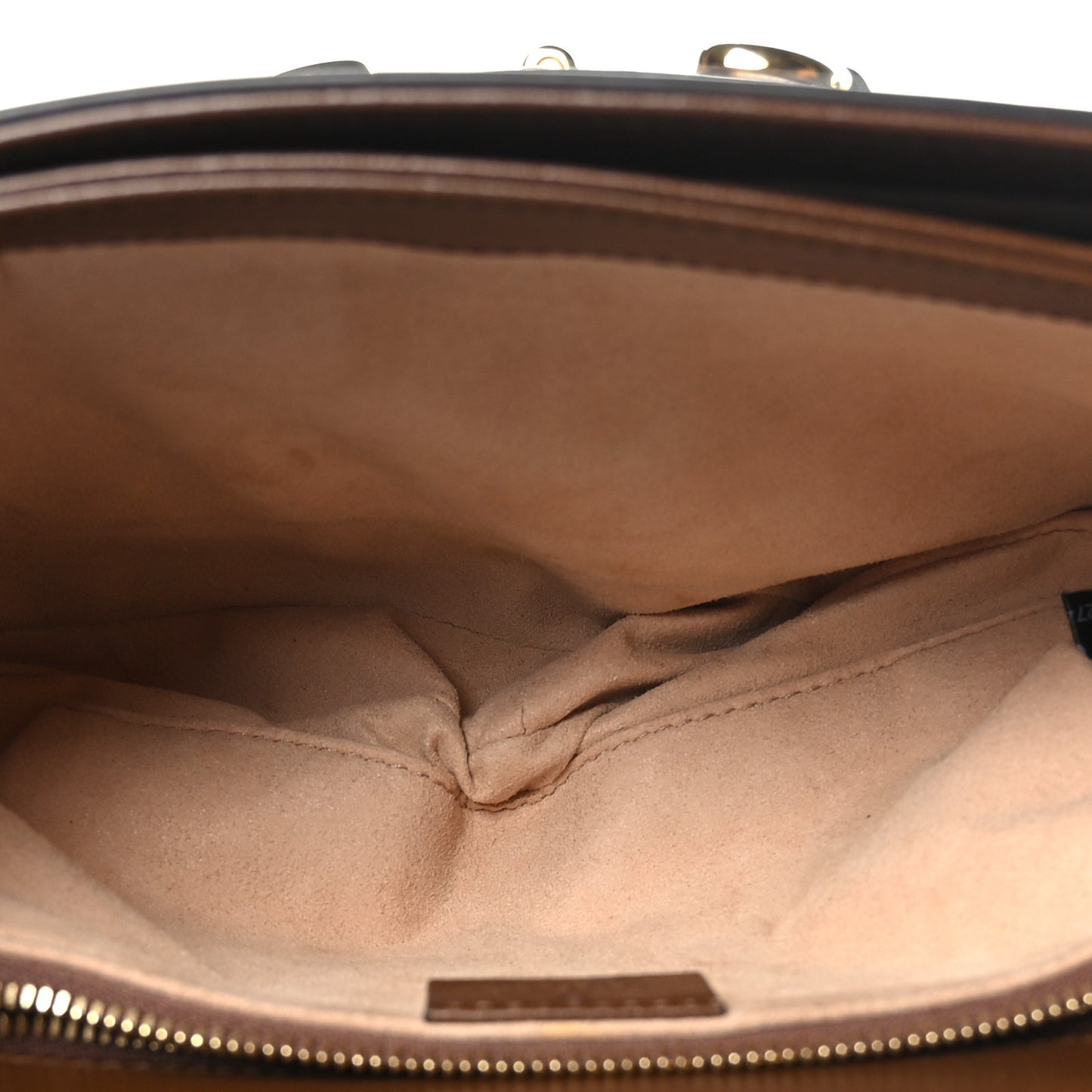 GG Supreme Monogram Horsebit 1955 Shoulder Bag Beige Brown Sugar