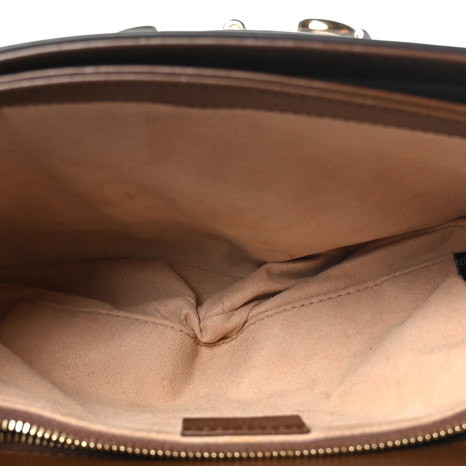 Gucci GG Supreme Monogram Horsebit 1955 Shoulder Bag Beige Brown Sugar 5 of 10