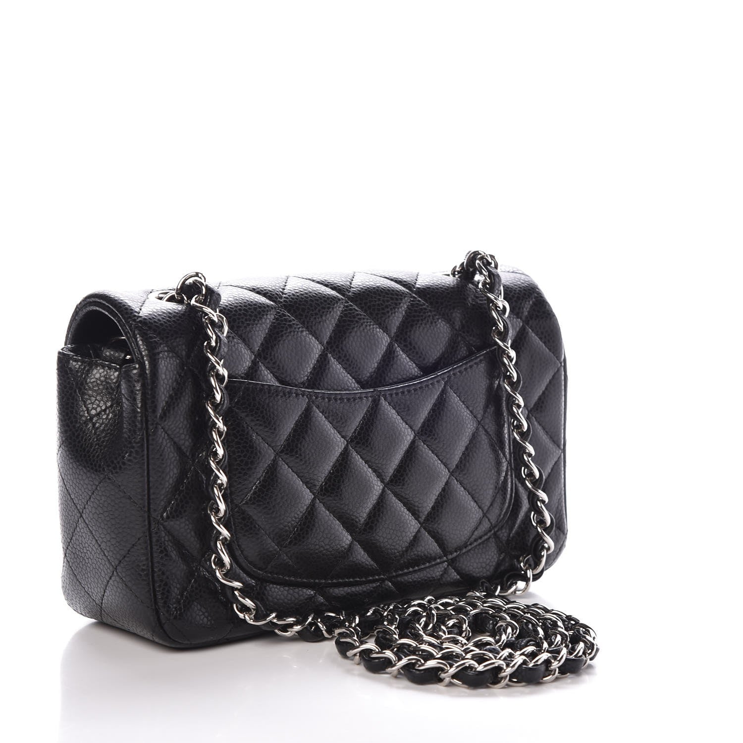 Chanel Caviar Quilted Mini Rectangular Flap Black 3 of 7