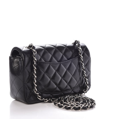 Chanel Caviar Quilted Mini Rectangular Flap Black 3 of 7