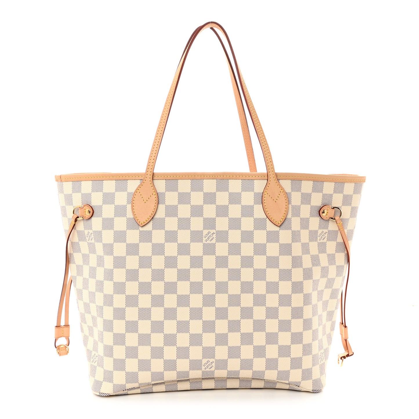 Damier Azur Neo Neverfull MM Rose Ballerine