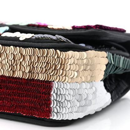 Chanel Sequin Medium Double Flap Multicolor 10 of 10