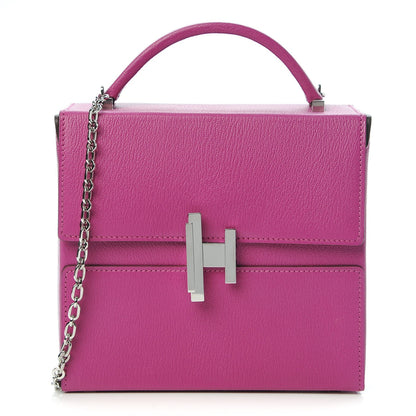 Hermes Chevre Mysore Cinhetic Boxy Top Handle Bag Magnolia 1 of 7