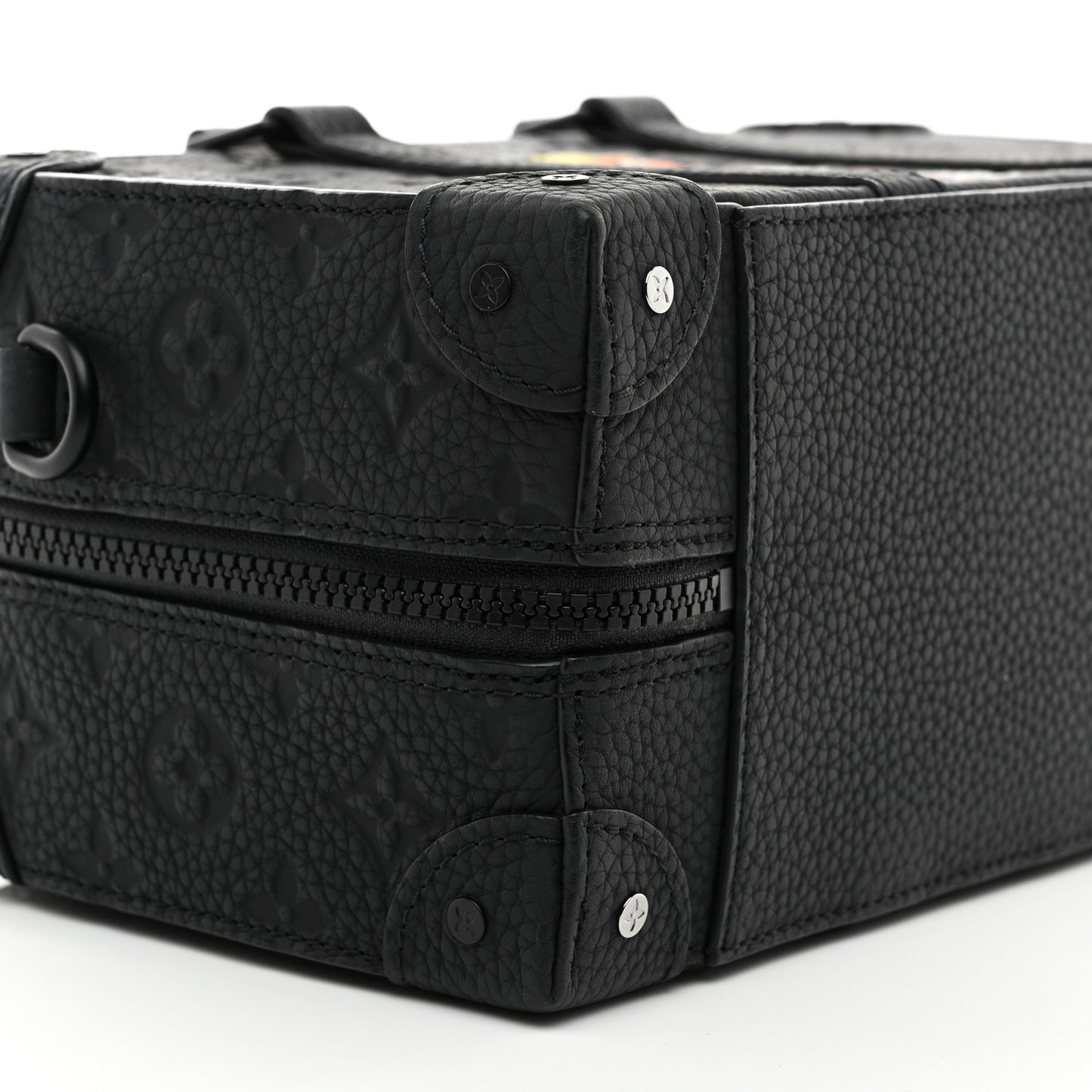 Taurillon Monogram Cartoon LV Friends Speedy Soft Trunk Black