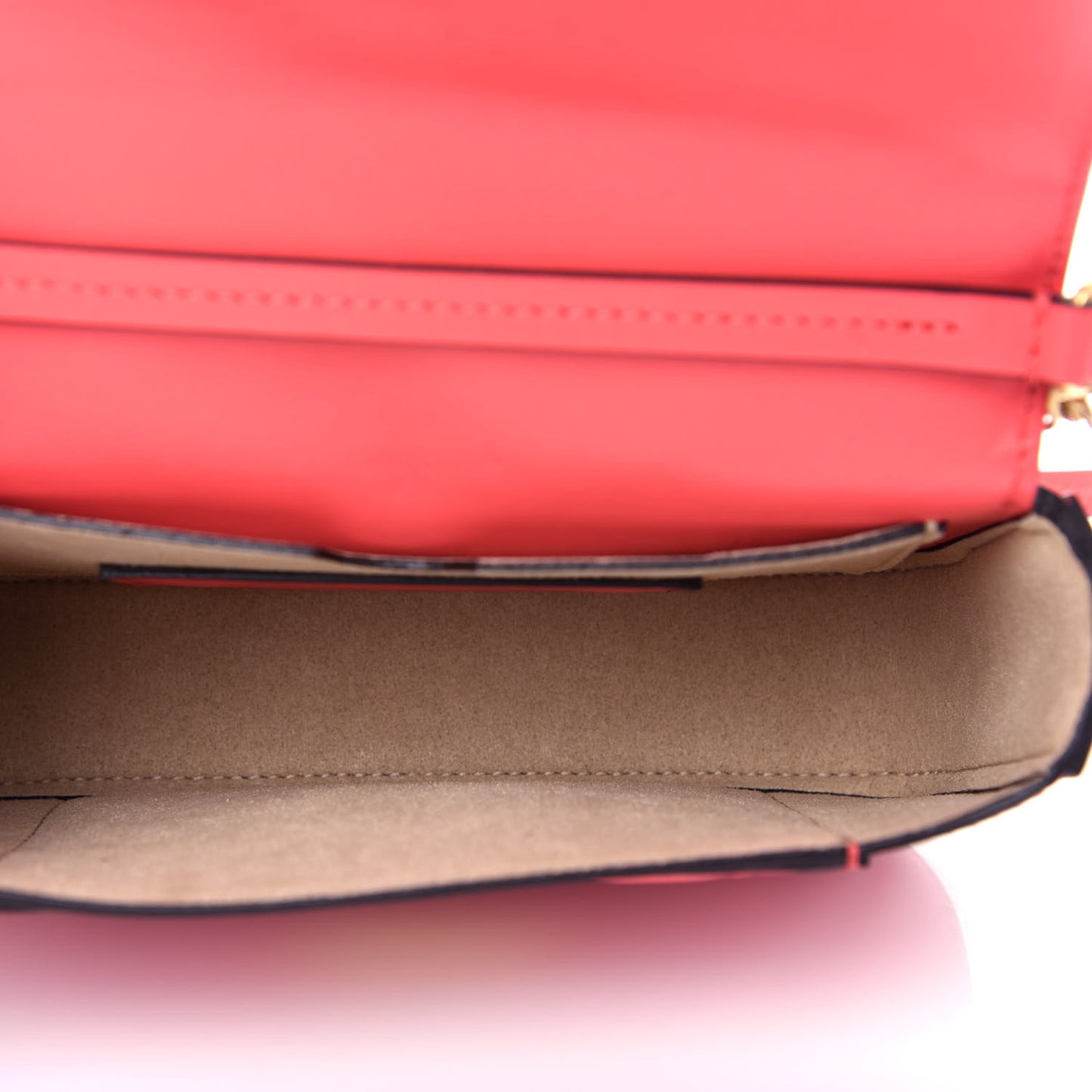Goatskin Quilted GV3 Mini Pocket Convertible Bag Vermillon