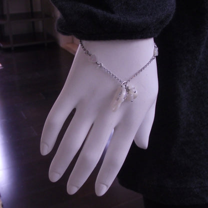Christian Dior Pearl Lily Charm Bracelet 2 of 4
