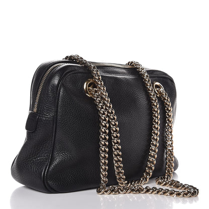 Gucci Pebbled Calfskin Small Soho Bowler Black 3 of 7