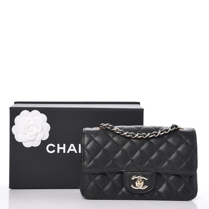 Chanel Caviar Quilted Mini Rectangular Flap Black 8 of 8