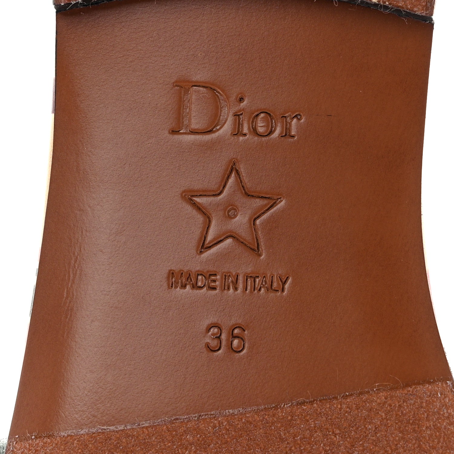 Christian Dior Canvas Embroidered Geometric Dway Mules Slide Sandals 36 Beige Multicolor 6 of 8