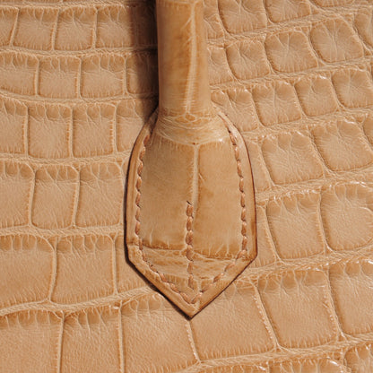 Hermes Matte Alligator Birkin 35 Poussiere 8 of 29