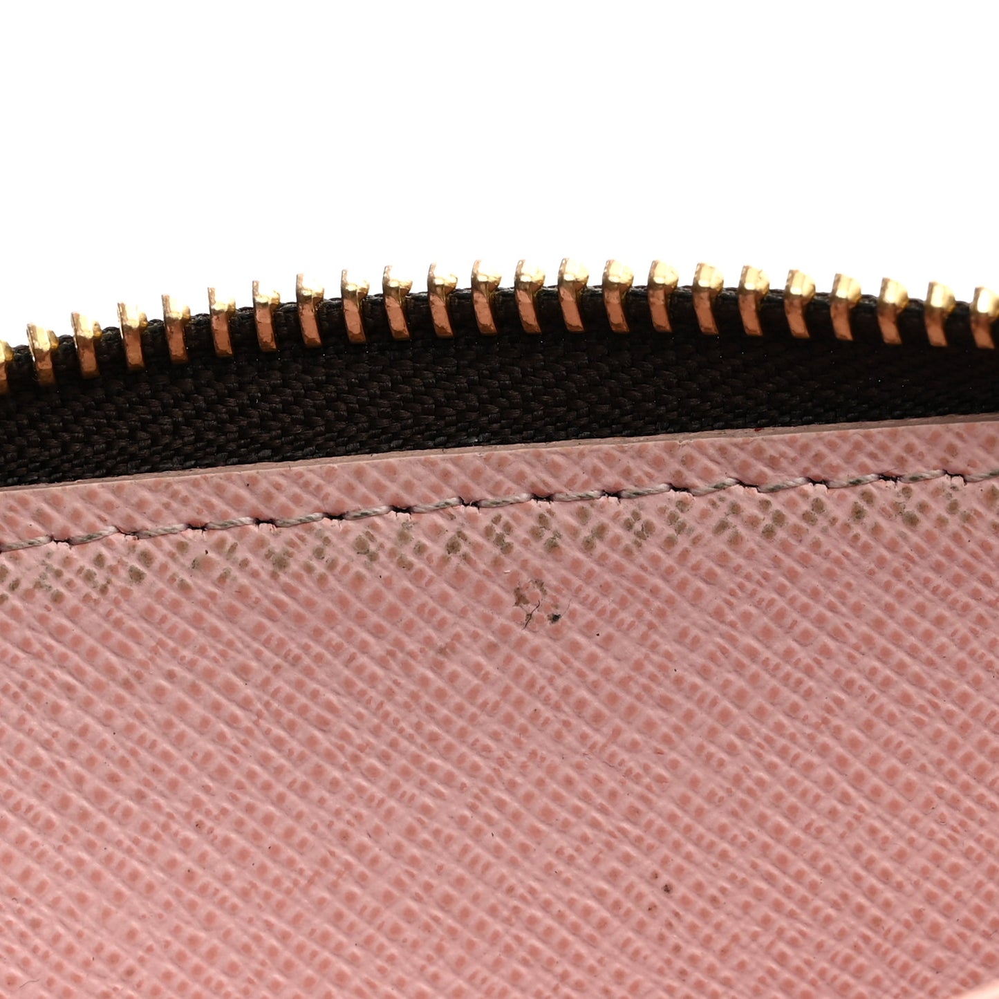 Monogram Clemence Wallet Rose Ballerine