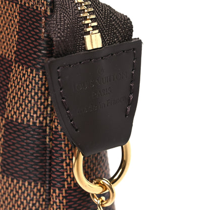 Louis Vuitton Damier Ebene Mini Pochette Accessories 6 of 9