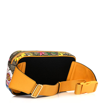 Gucci GG Supreme Monogram Flora Medium Ophidia Belt Bag Beige Multicolor Crop 3 of 12