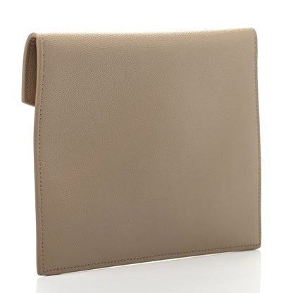 Saint Laurent Grain De Poudre Uptown Baby Pouch Beige 3 of 6