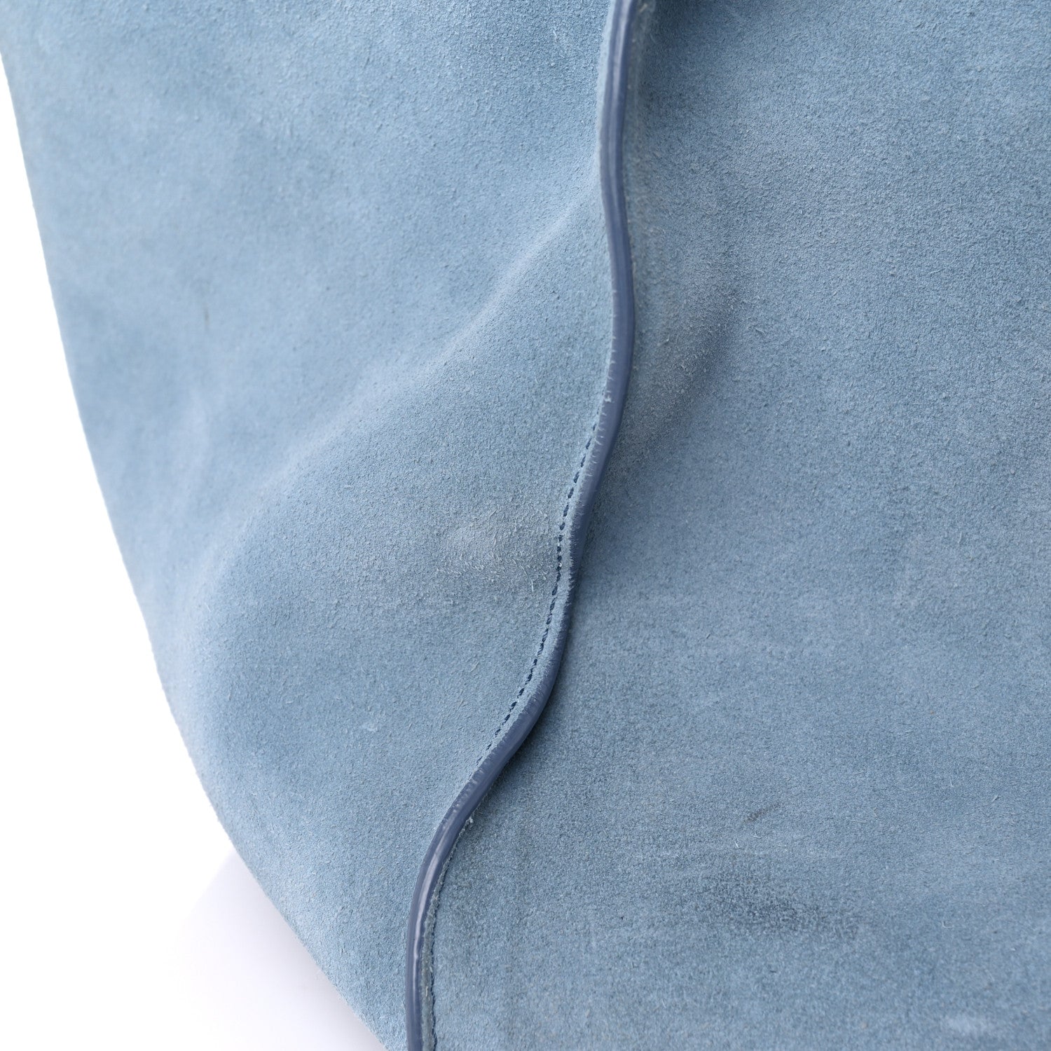 Celine Suede Supple Grained Calfskin Medium Big Bag Slate Blue 18 of 22