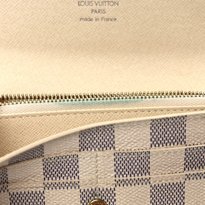 Louis Vuitton Damier Azur Sarah Wallet 9 of 10