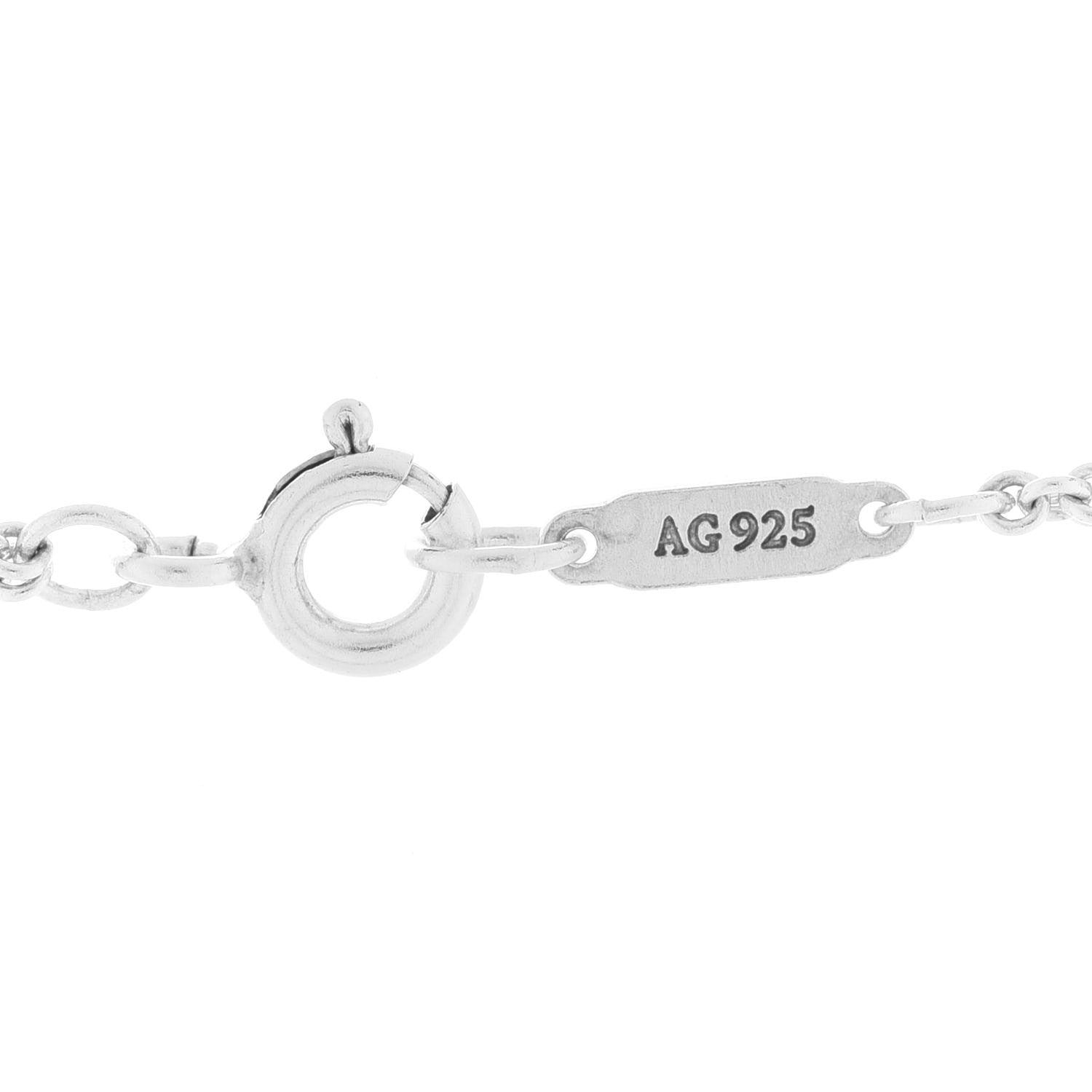 Tiffany Sterling Silver Infinity Pendant Necklace 4 of 5