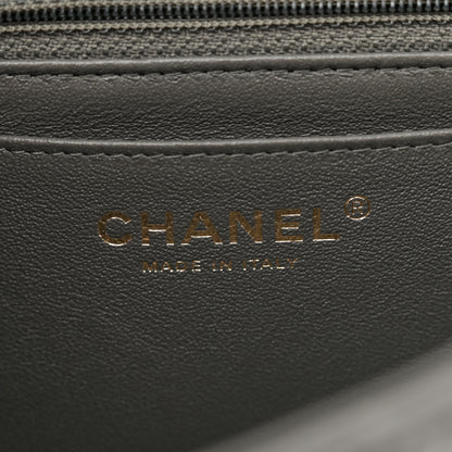 Chanel Lambskin Quilted Mini Rectangular Flap Dark Grey 6 of 11