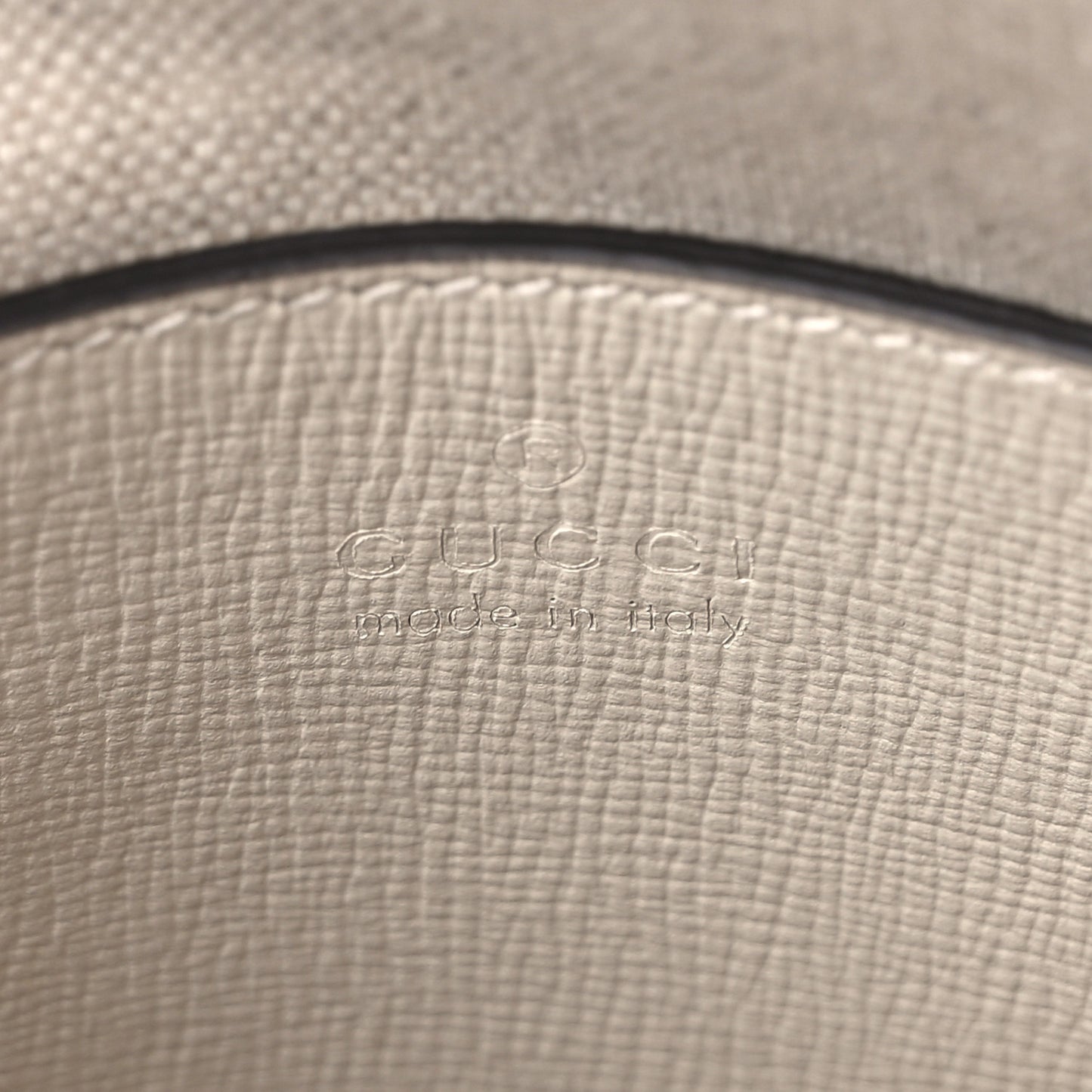 GG Supreme Monogram Azalea Calfskin Mini Horsebit 1955 Top Handle Bag Beige Ebony Mystic White