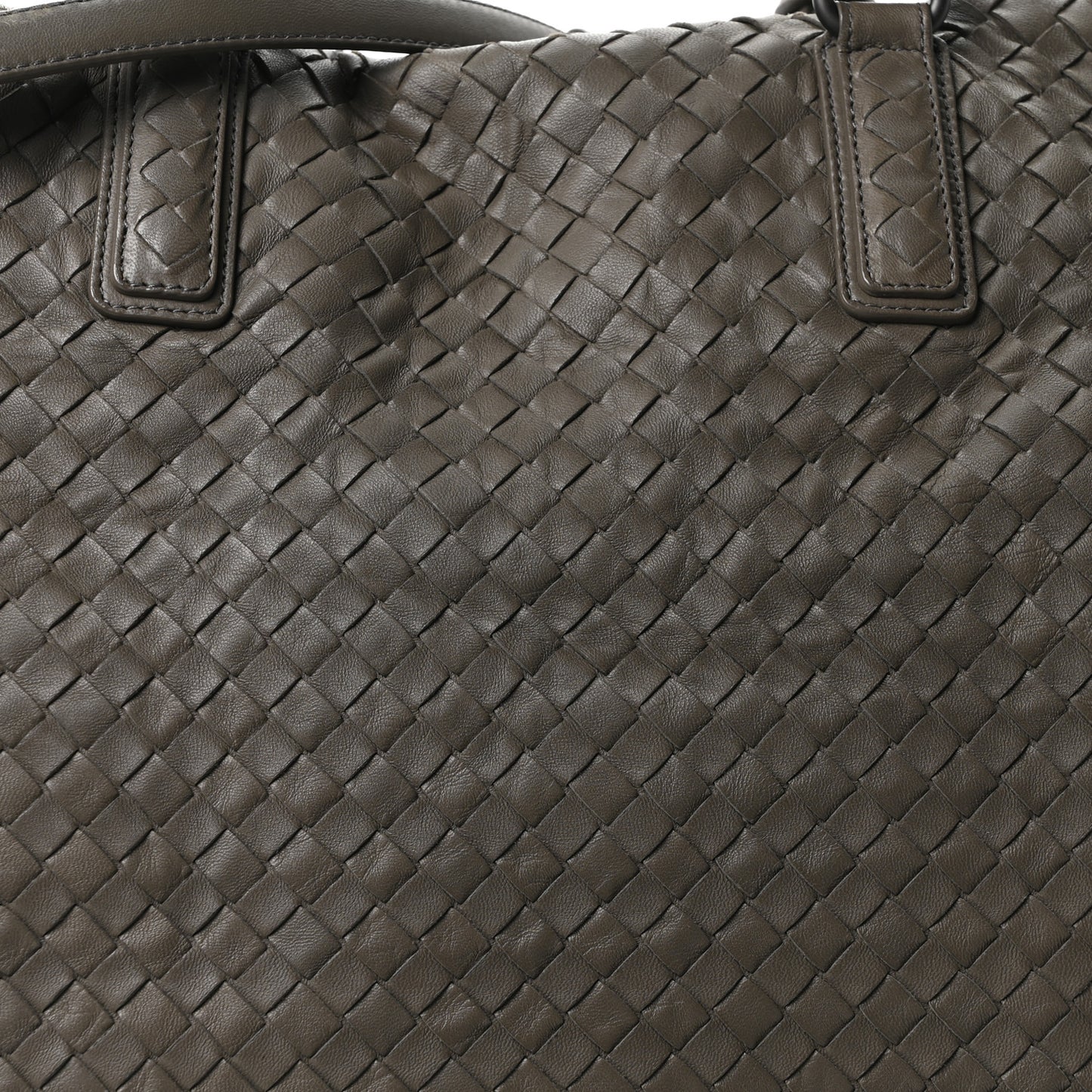 Nappa Intrecciato Maxi Convertible Tote Grey