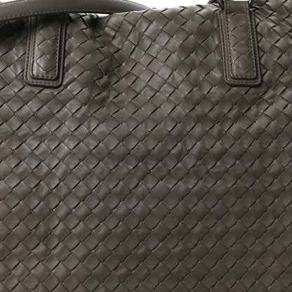 Bottega Veneta Nappa Intrecciato Maxi Convertible Tote Grey 7 of 9