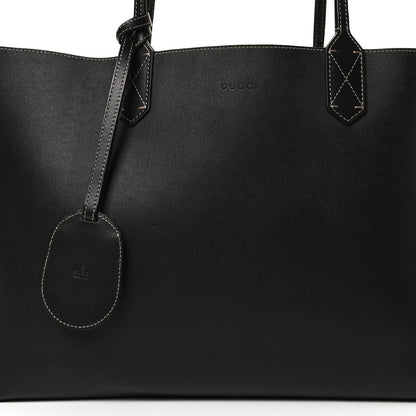 Gucci Calfskin GG Supreme Monogram Medium Reversible Tote Black 12 of 23