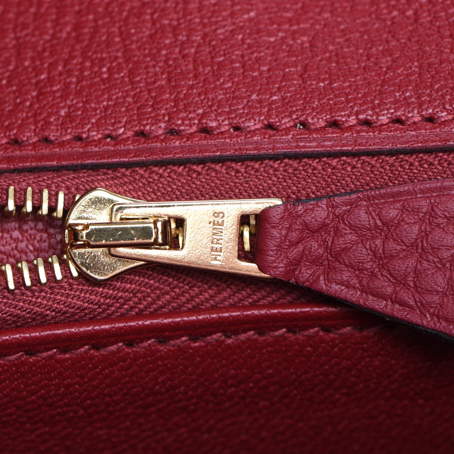 Hermes Togo Birkin 30 Rouge Grenat 17 of 26