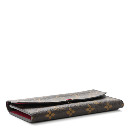 Louis Vuitton Monogram Emilie Wallet Fuchsia 4 of 9