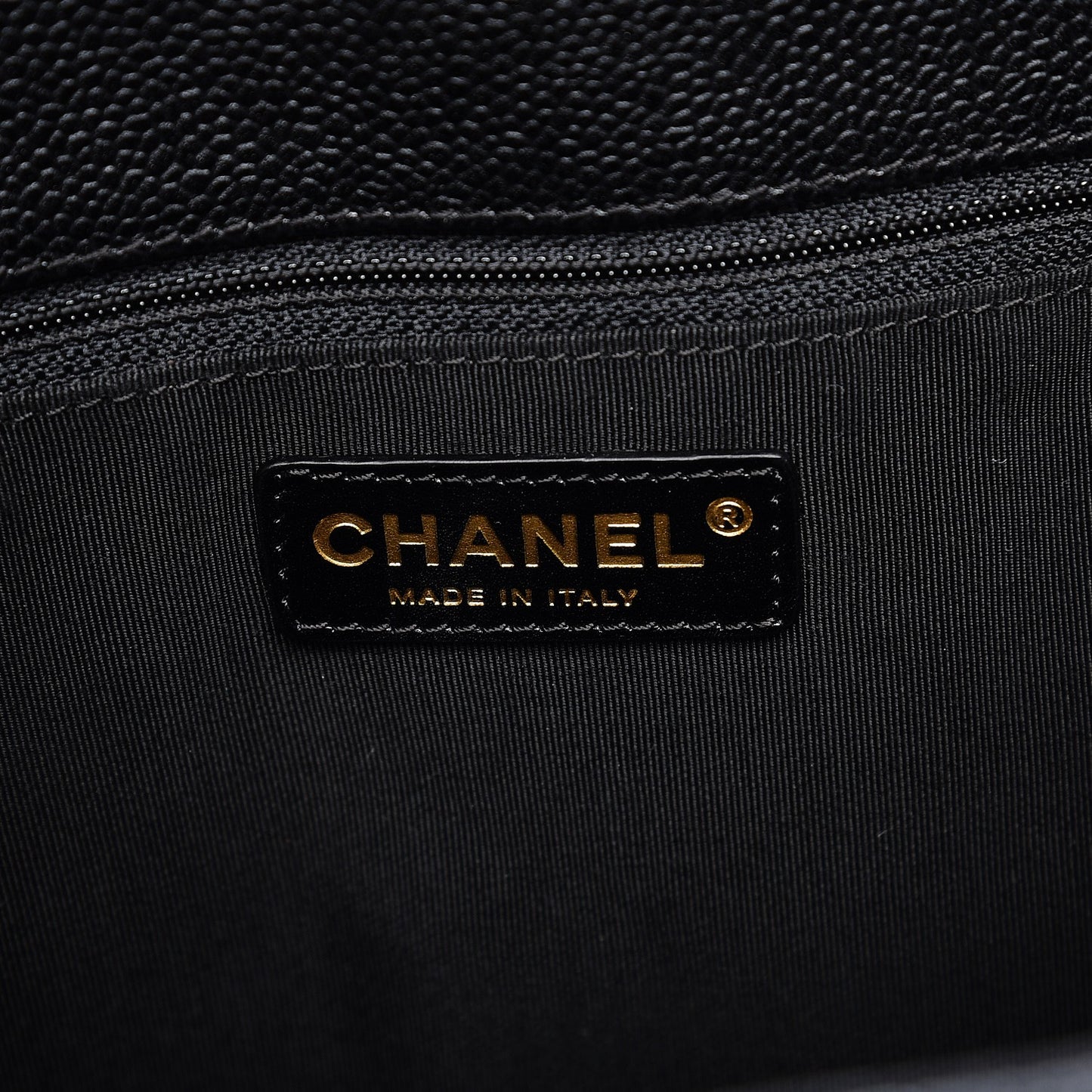Caviar Quilted Grand Shopping Tote GST Black