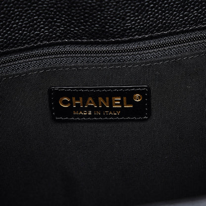 Chanel Caviar Quilted Grand Shopping Tote GST Black 6 of 10