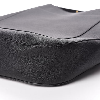 Burberry Soft Grainy Calfskin Studded Small Elmstone Hobo Black 6 of 8