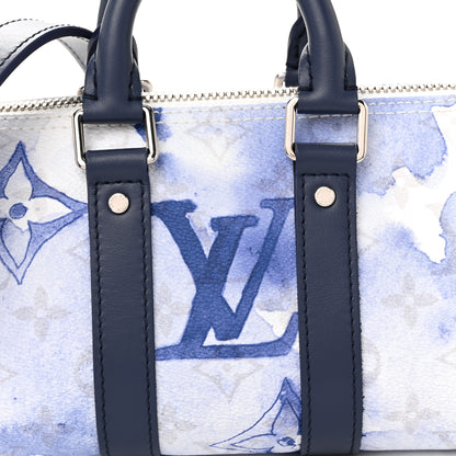 Louis Vuitton Monogram Watercolor Keepall XS Blue 7 of 9