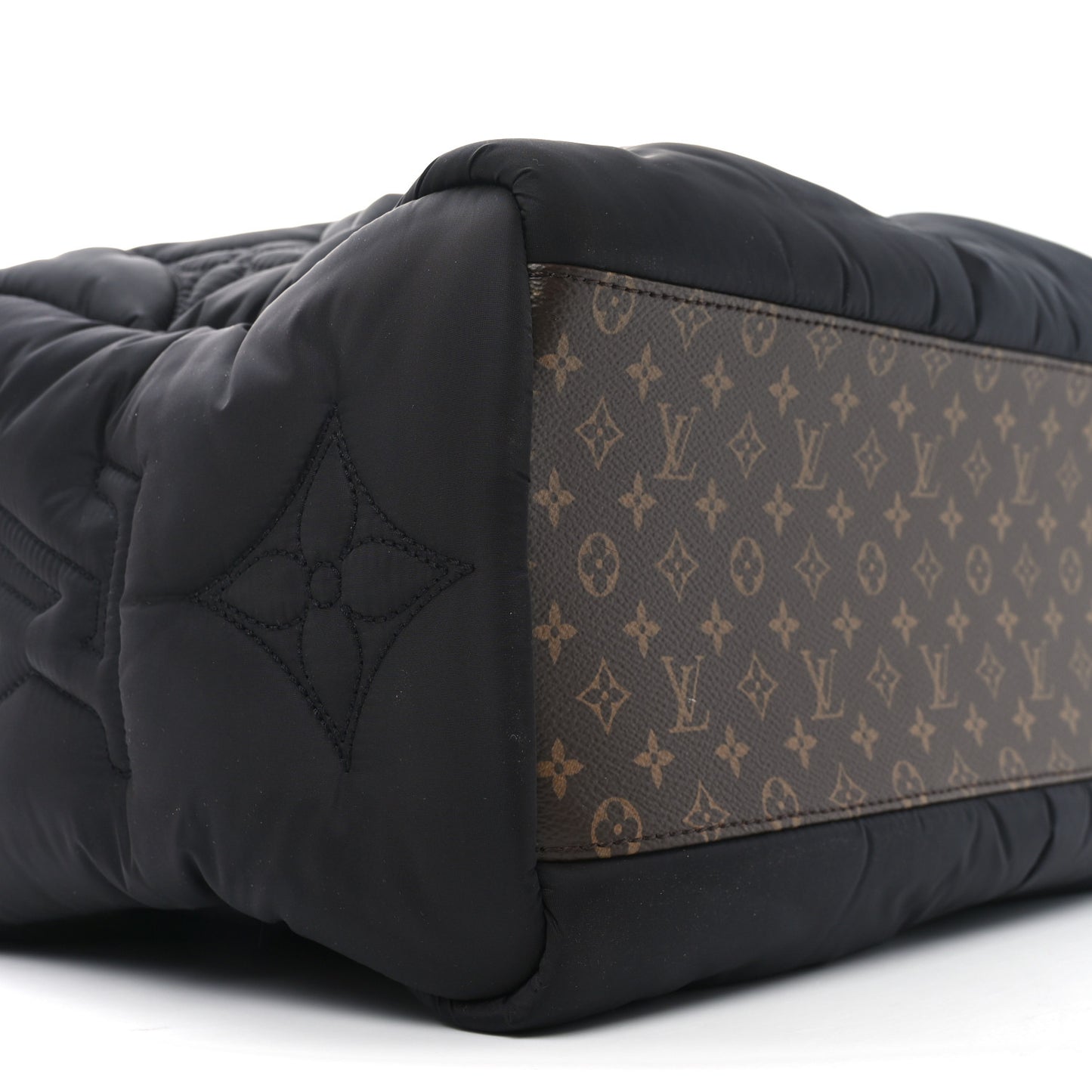 Econyl Monogram Pillow Giant Onthego MM Black